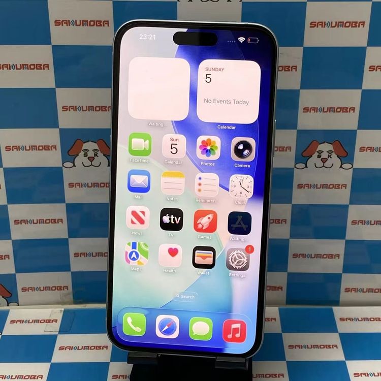 iPhone15 Plus 128GB �֥롼 NU0D3J/A AU��SIM�ե꡼ ��̤������