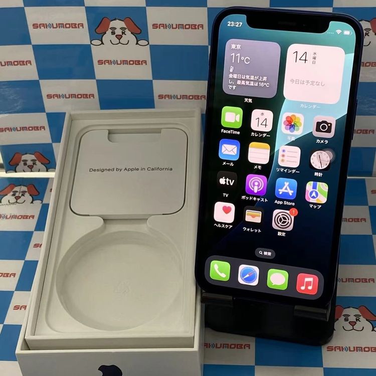 ¨��ȯ����iPhone12 mini 64GB �֥롼 MGAP3J/A AU��SIM�ե꡼ ����
