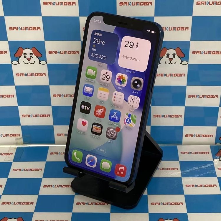 ¨��ȯ����iPhone12 mini 64GB �֥롼 MGAP3J/A AU��SIM�ե꡼