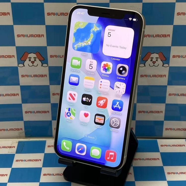 ¨��ȯ����iPhone12 64GB �ۥ磻�� MGHP3J/A AU��SIM�ե꡼