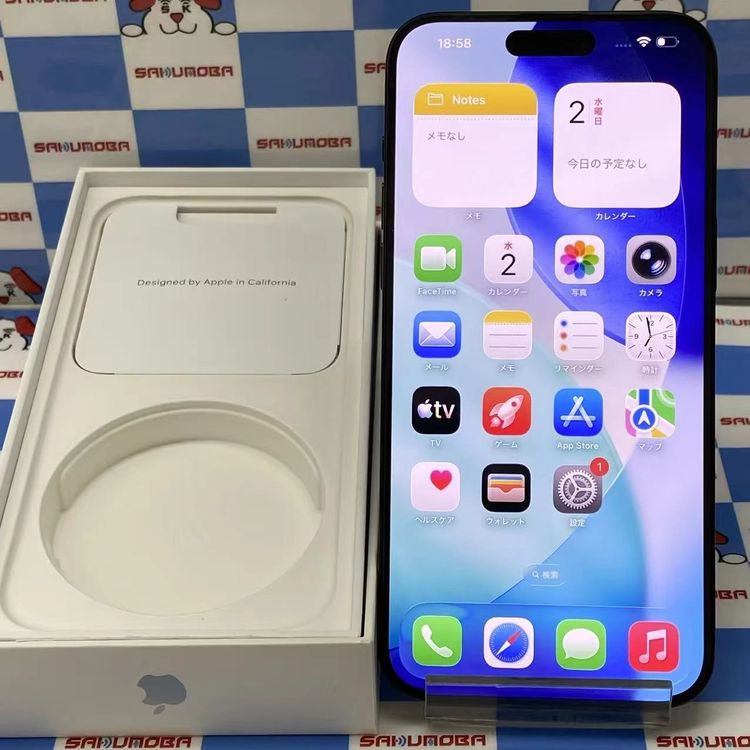 iPhone15 Pro Max 256GB �֥�å������˥��� MU6P3J/A AU��SIM�ե�