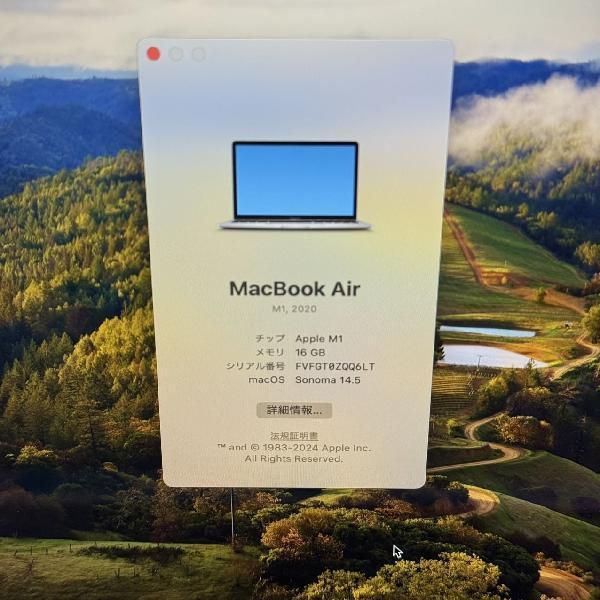 MacBook Air M1 2020 16GB 1TB USܡ A2337 