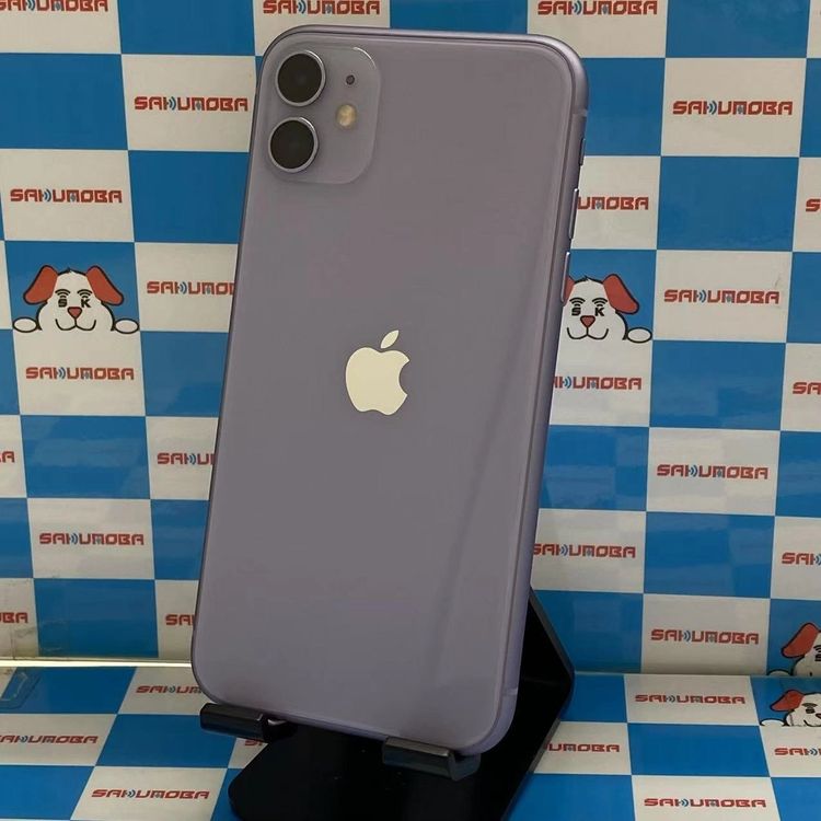 即日発送可iPhone11 128GB パープル MWM52J/A AU版SIMフリージャンク品