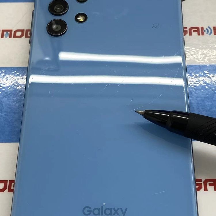 ¨��ȯ����Galaxy A32 5G 64GB ��������֥롼 SCG08 AU��SIM�ե꡼