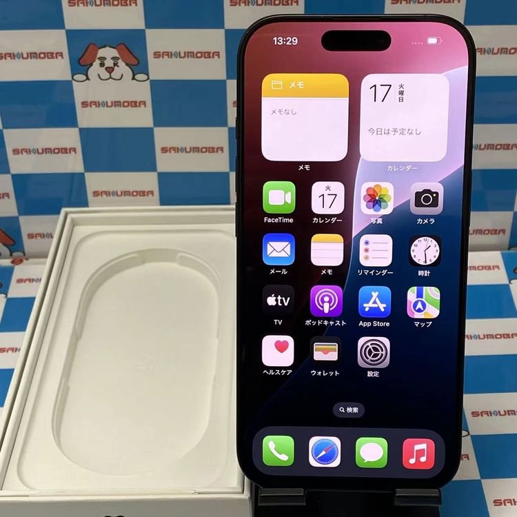 ¨��ȯ����iPhone16 Pro 128GB �֥�å������˥��� MYMV3J/A SIM�ե꡼