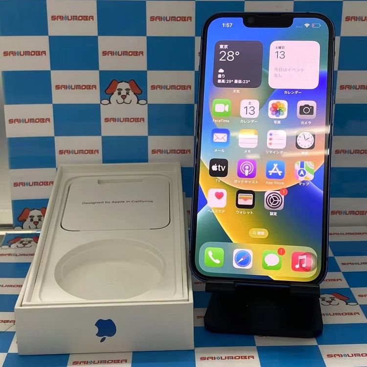 iPhone13 128GB ֥롼 MLNG3J/A SoftBankSIMե꡼Ʊ