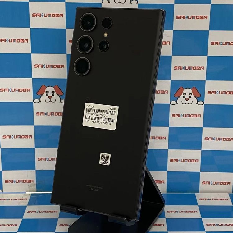 Galaxy S23 Ultra 512GB �ե���ȥ�֥�å� SM-S918NZKFKOO AU