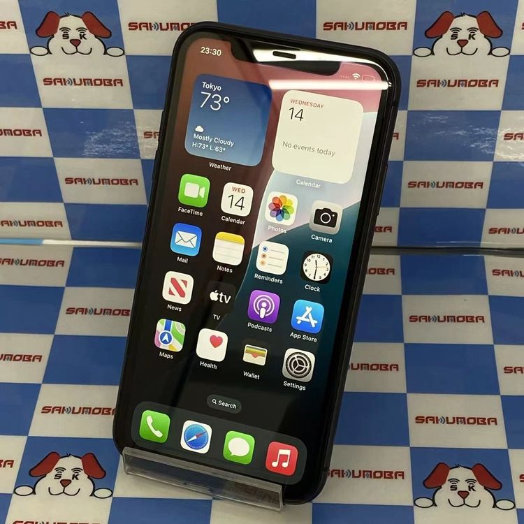 ¨��ȯ����iPhone11 128GB �֥�å� MWM02J/A AU��SIM�ե꡼����