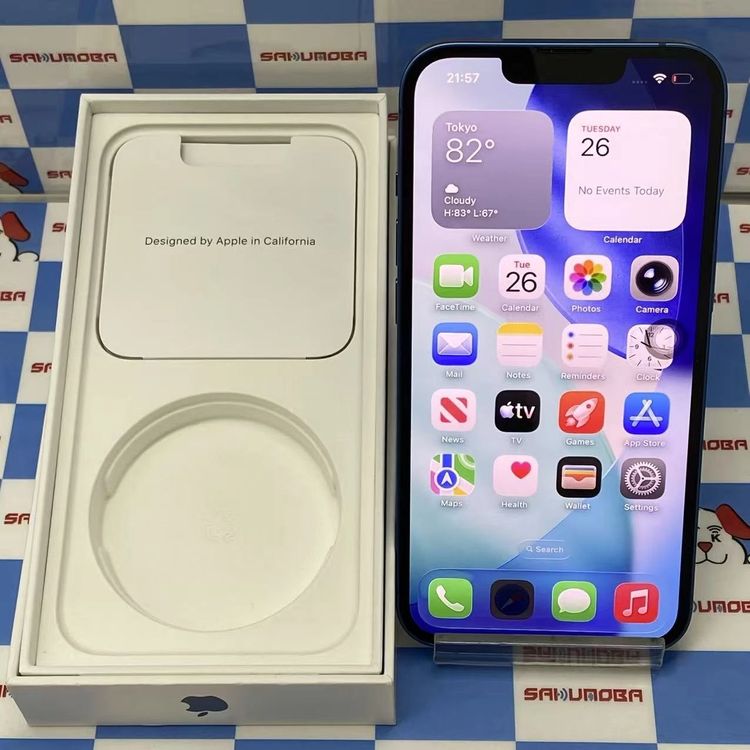 ¨��ȯ����iPhone13 128GB �֥롼 MLNG3J/A AU��SIM�ե꡼����