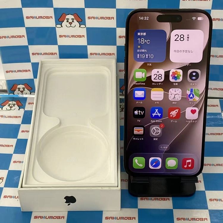 ¨��ȯ����iPhone15 Pro 128GB �֥�å������˥��� MTU73J/A SIM�ե꡼