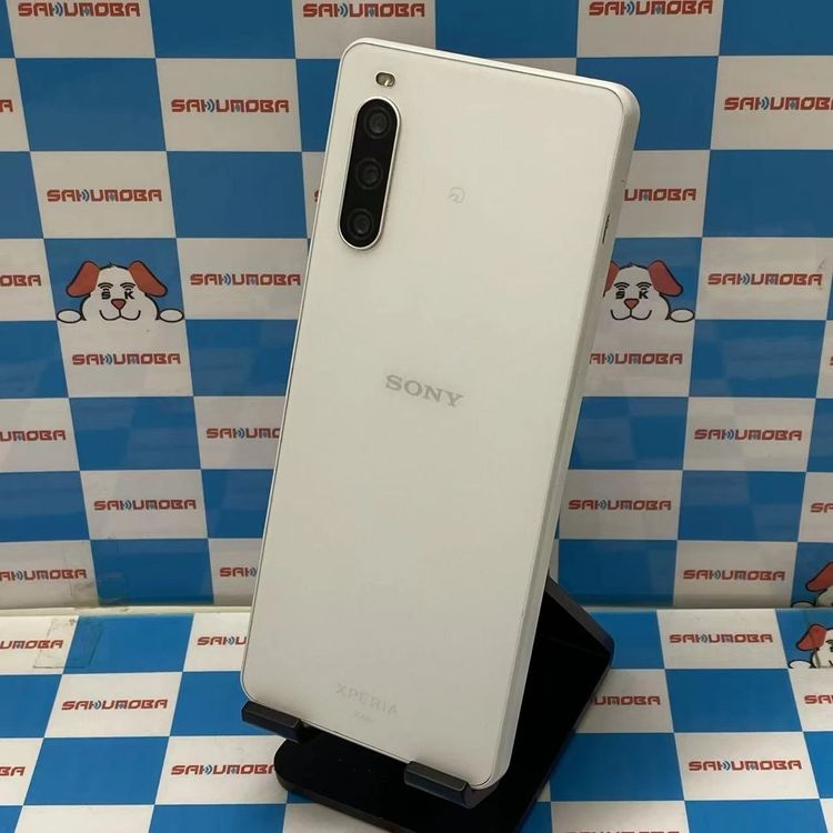¨��ȯ����Xperia 10 IV 128GB �ۥ磻�� SOG07 AU��SIM�ե꡼