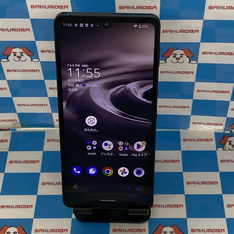 ¨��ȯ����AQUOS sense6 4GB/64GB �֥�å� SHG05 AU��SIM�ե꡼