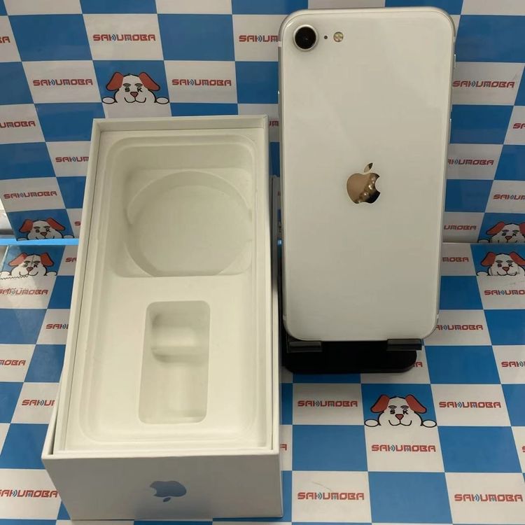 ¨��ȯ����iPhoneSE ��2���� 256GB �ۥ磻�� MXVU2J/A AU��SIM�ե꡼