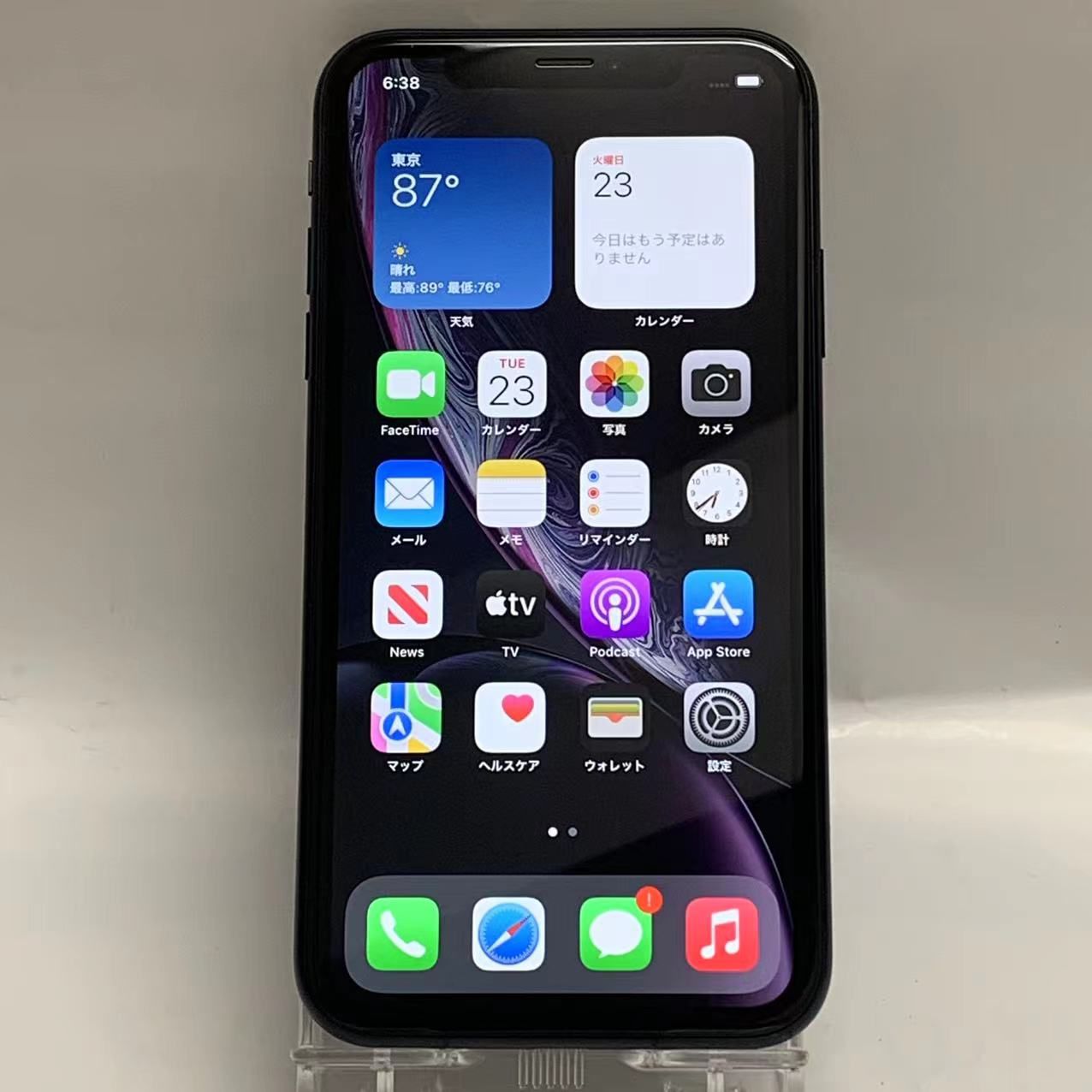 ムスビー｜iPhone XR 64GB SIMフリー MT002J/A ブラック バッテリー95 