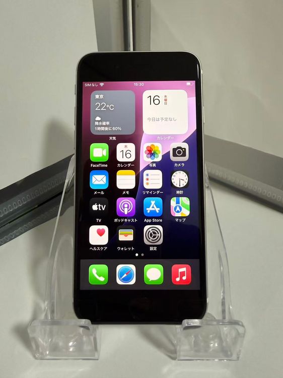 ʡiPhone SE2 64GB ۥ磻 SIMե꡼ Хåƥ꡼91
