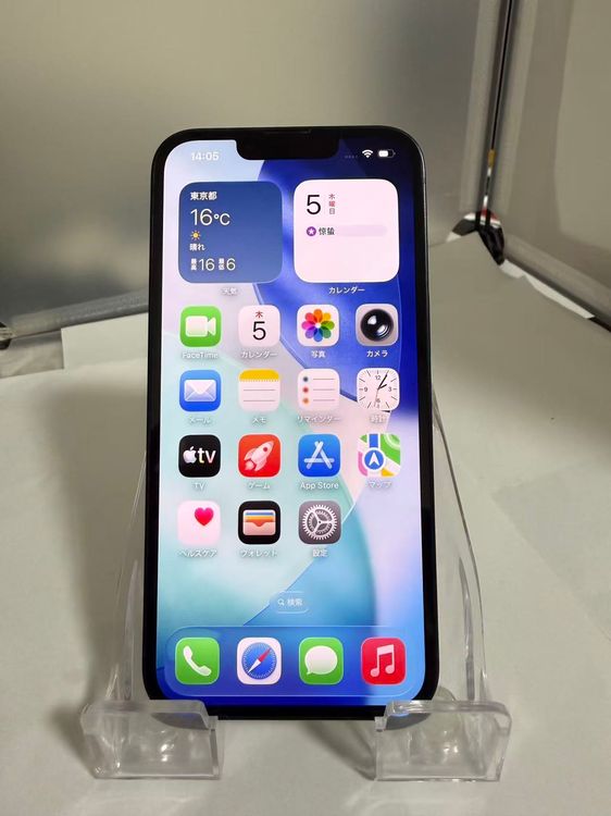 ��SIM�ե꡼��iPhone 13 256GB �ߥåɥʥ��� Ƚ��� �Хåƥ꡼80%