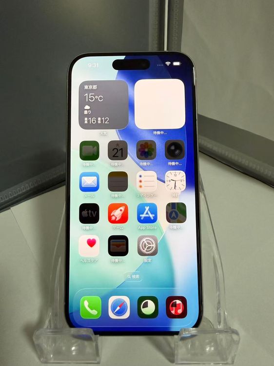 ʡiPhone 15 Pro 256GB ۥ磻ȥ˥ Хåƥ꡼86 SIMե꡼