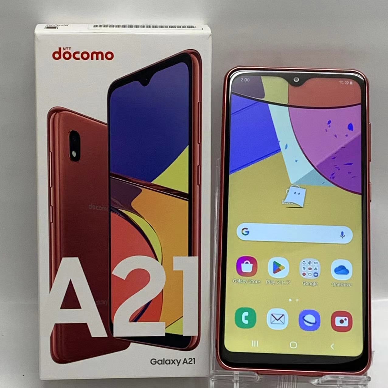 ムスビー｜Galaxy A21 SC-42A docomo版SIMフリー レッド 美品【Galaxy 