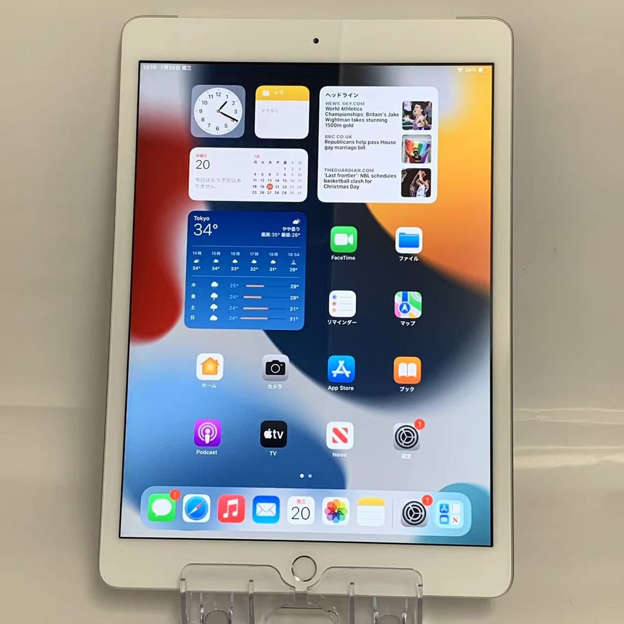 ムスビー｜iPad 第7世代 32GB docomo MW6C2J/A バッテリー100  