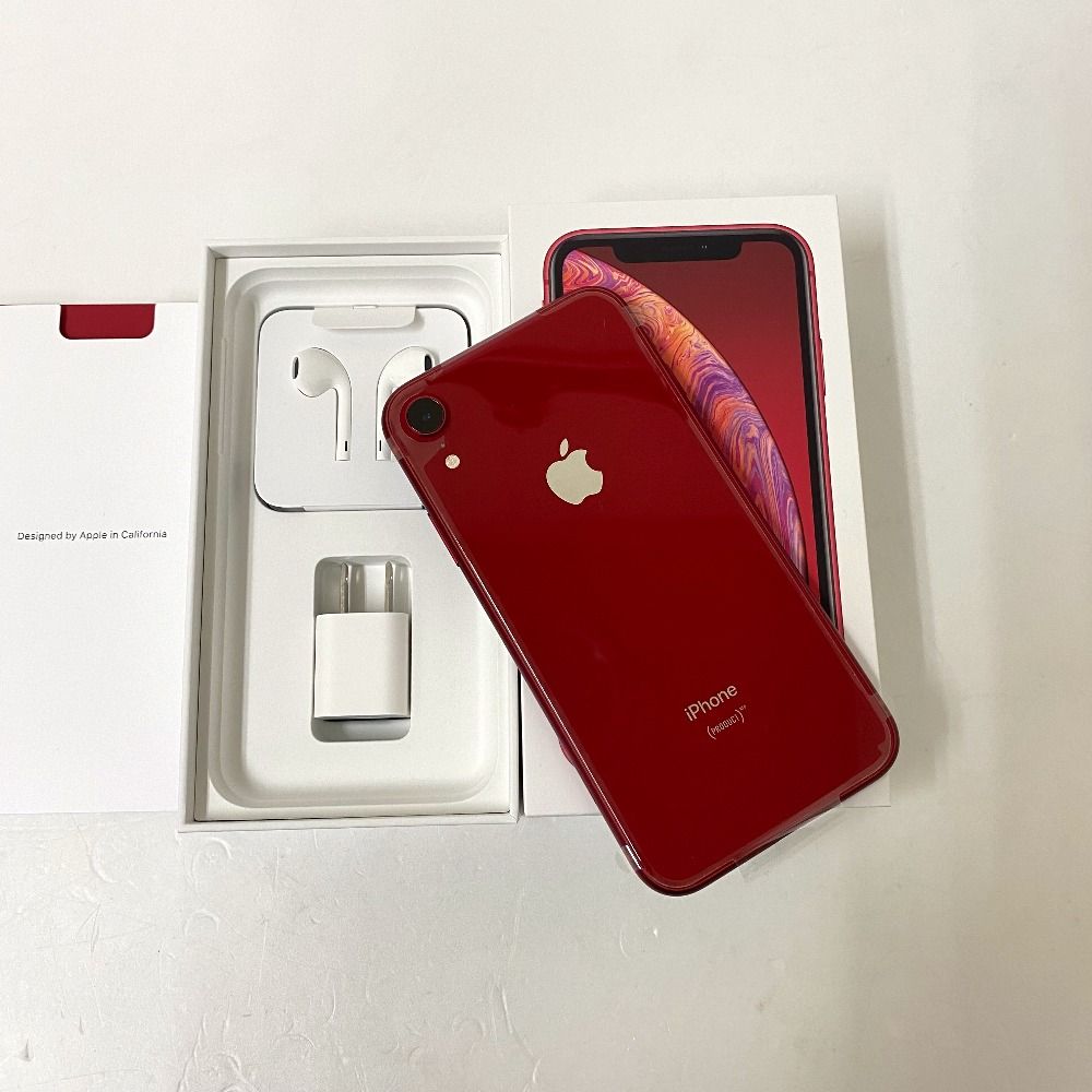 ムスビー｜【質みなみ】◇au◇iPhone XR 128GB レッド MT0N2J/A SIM 
