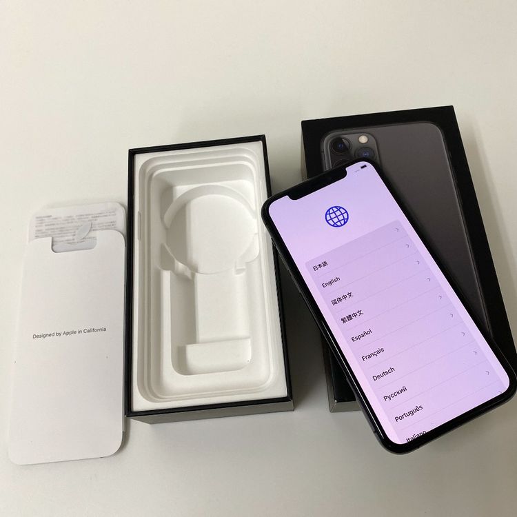 �ڼ��ߤʤߡۢ�SIM�ե꡼���Хåƥ꡼78% iPhone 11 Pro 256GB ���ڡ������쥤