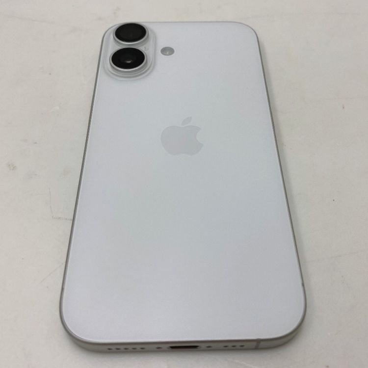 �ڼ��ߤʤߡۢ��ɥ��⢡�Хåƥ꡼100% iPhone16 128GB �ۥ磻��