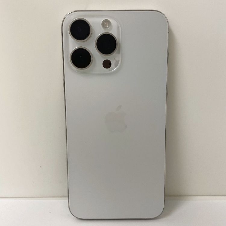 �ڼ��ߤʤߡۥХåƥ꡼89% iPhone 15 Pro Max 256GB �ۥ磻�ȥ����˥���