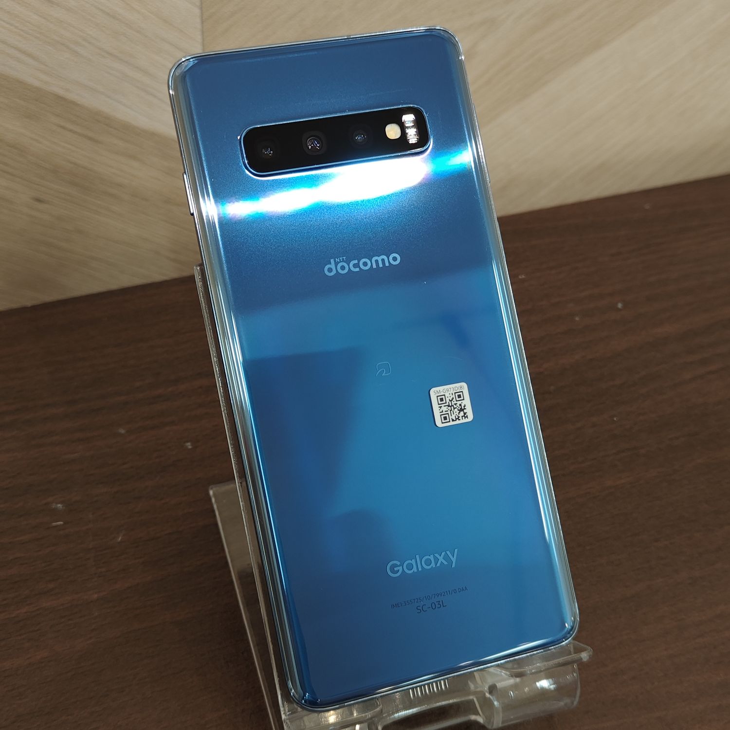 ムスビー｜【修理店清掃済】Galaxy S10 128GB プリズムブルー SIM 