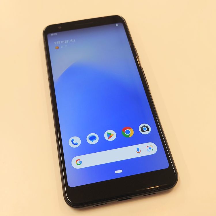 �ڽ���Ź�����ѡ� Google Pixel 3a 64GB �֥�å� �Хåƥ꡼�򴹺Ѥ�
