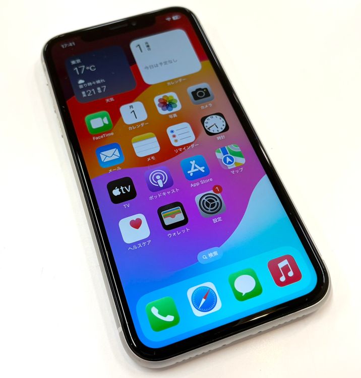 ڽŹѡiPhoneXR 64GB ۥ磻 Хåƥ꡼100%