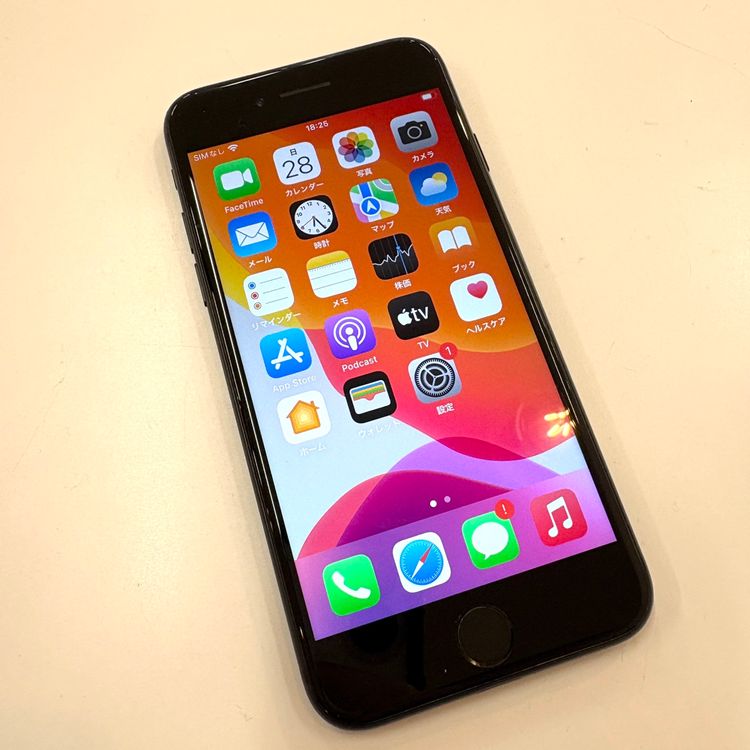 �ڽ���Ź�����ѡ�iPhone7 128GB �֥�å� �Хåƥ꡼��������100%