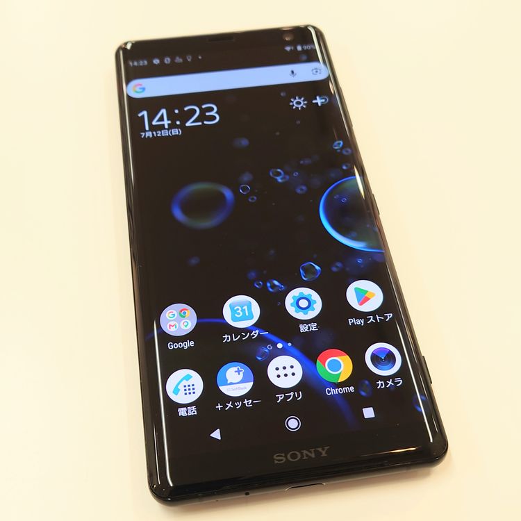 �ڽ���Ź�����ѡ�Xperia XZ3 64GB �֥�å� �Хåƥ꡼�򴹺Ѥ�
