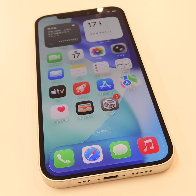 �ڽ���Ź�����ѡ�iPhone12 64GB �ۥ磻�� �Хåƥ꡼��������100%