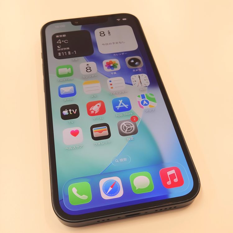 �ڽ���Ź�����ѡ�iPhone13 128GB �ߥåɥʥ��� �Хåƥ꡼����:88%