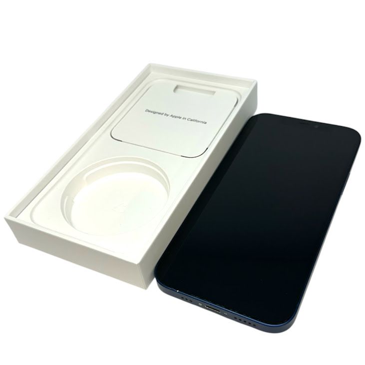 �ڥХåƥ꡼90%��iPhone��12��128GB���֥롼��SIM�ե꡼��Y��Х�����