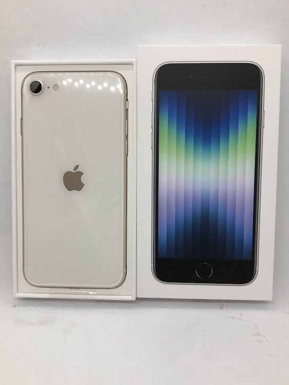 ムスビー｜iPhone SE(第3世代) 64GB スターライト SIMフリー au版 未  