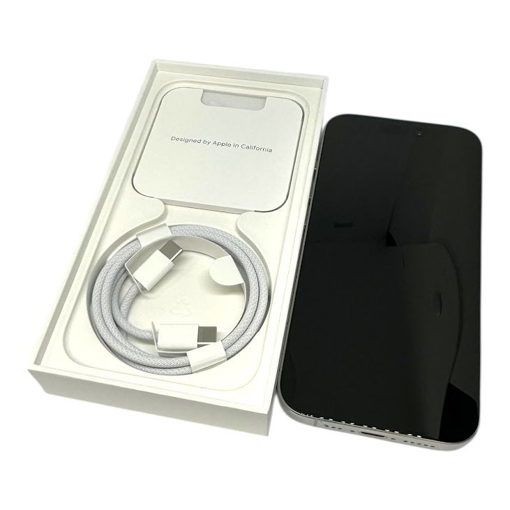 ڥХåƥ꡼91%iPhone15Pro256GBۥ磻ȥ˥ࡡSIMե꡼