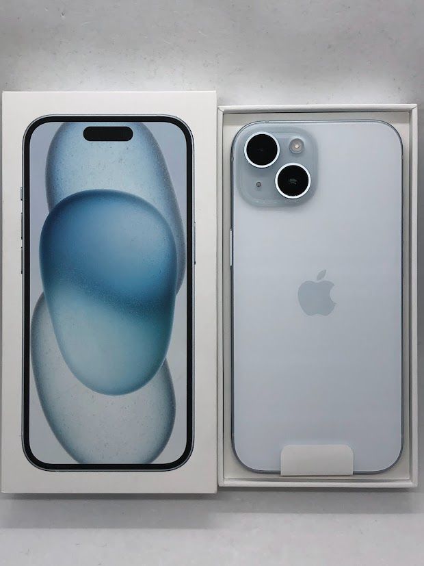 ムスビー｜iPhone15 128GB ブルー SIMフリー au版 未使用品【iPhone15 