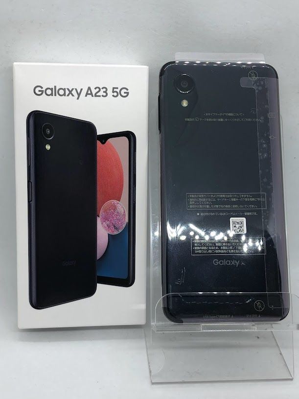 ムスビー｜Galaxy A23 5G SCG18 64GB ブラック SIMフリー au版 未使用  