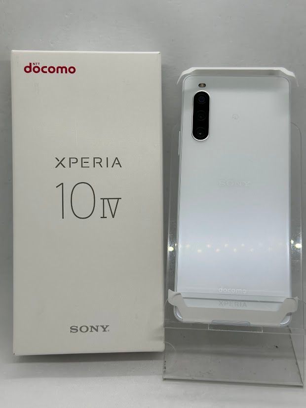 ムスビー｜Xperia 10 IV SO-52C 128GB ホワイト SIMフリー ドコモ版 未  