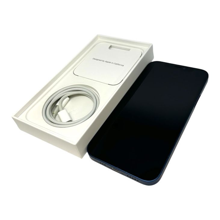 �ڥХåƥ꡼83%��iPhone��12��128GB���֥롼��SIM�ե꡼��au��