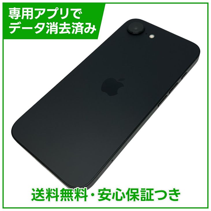 �ڥХåƥ꡼100%��iPhone��16e��128GB���֥�å���SIM�ե꡼��au��