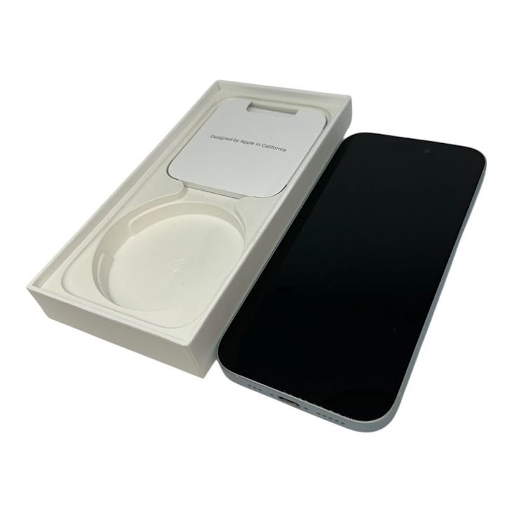 �ڥХåƥ꡼91%��iPhone��15��128GB���֥롼��SIM�ե꡼��au��