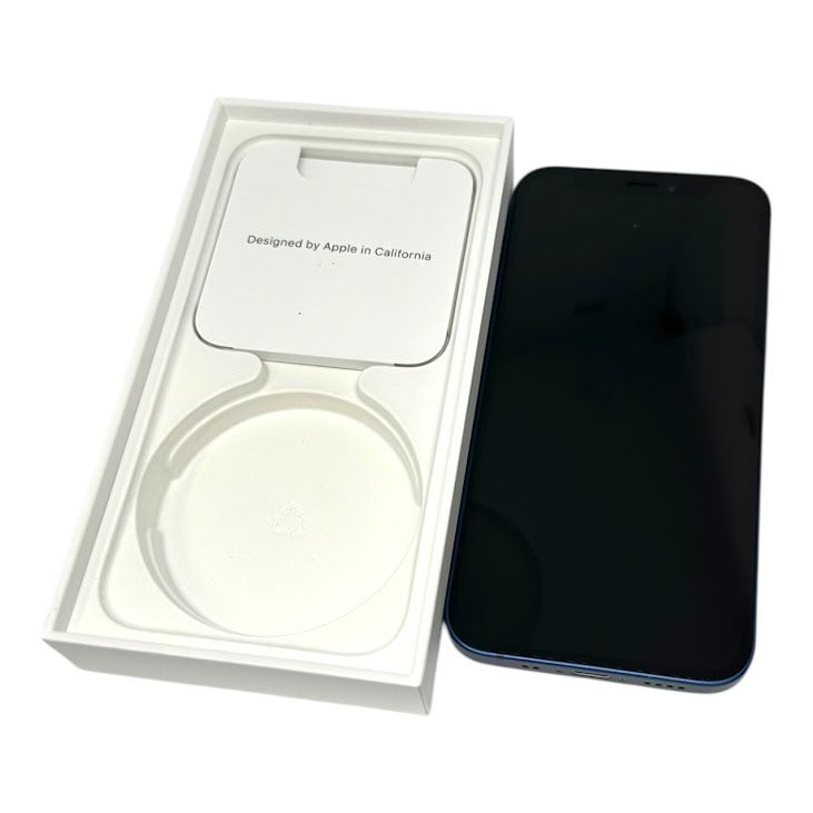 ڥХåƥ꡼82%iPhone12mini128GB֥롼SIMե꡼ɥ