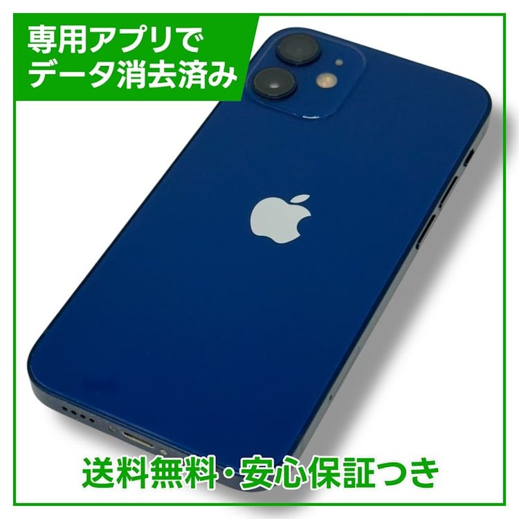 ڥХåƥ꡼83%iPhone12mini64GB֥롼SIMե꡼եȥХ