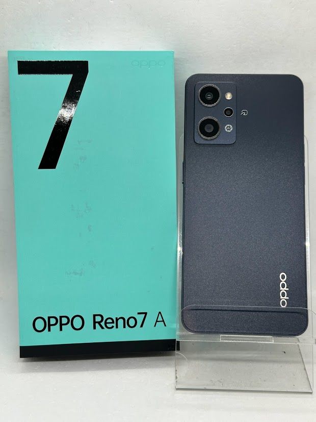 ムスビー｜OPPO Reno7 A 128GB スターリーブラック SIMフリー【OPPO 
