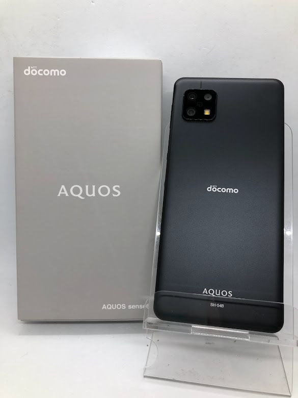 ムスビー｜AQUOS sense6 SH-54B 64GB ブラック SIMフリー ドコモ版 