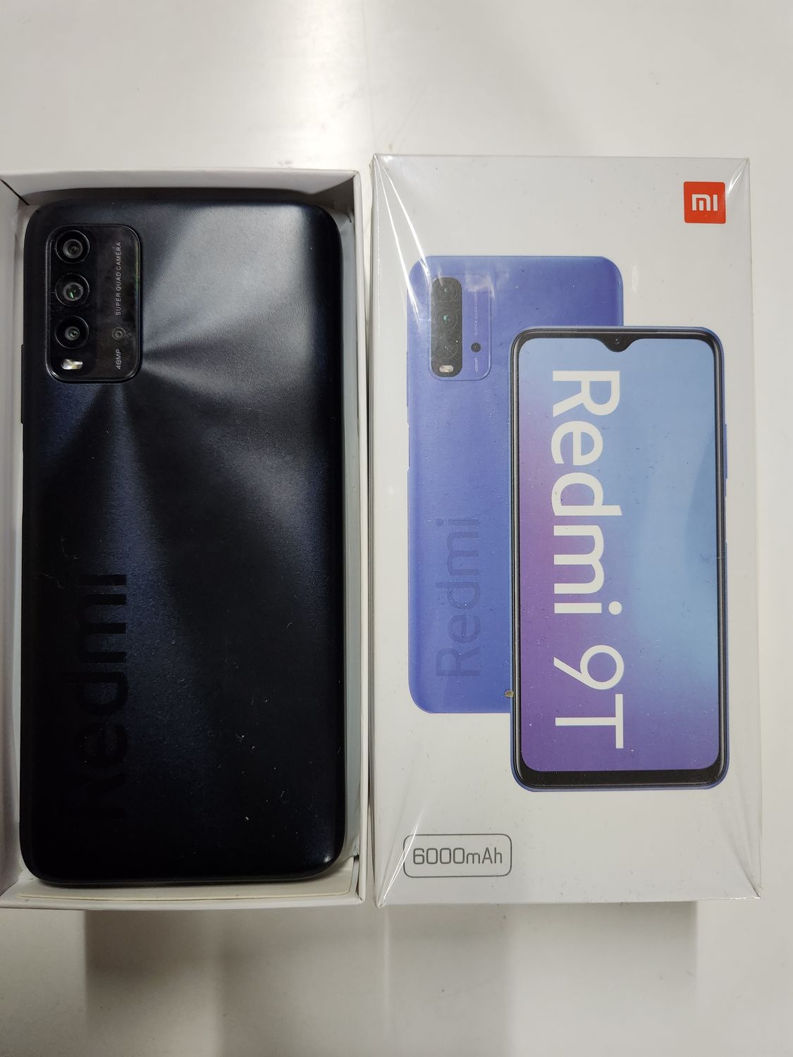 ムスビー｜SIM フリーRedmi9T 新品同様カーボングレー社外ケース付き 