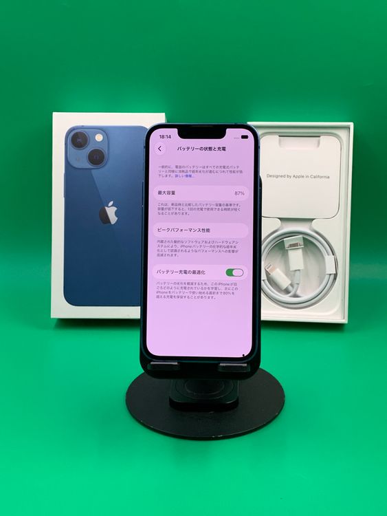 �����礤���� iPhone 13 Mini 512GB �֥롼 ��������87% docomo ��