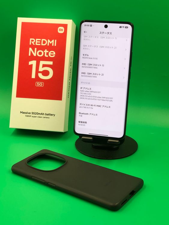 �������� Xiaomi Redmi Note 15 5G 256GB SIM�ե꡼ ��������100%
